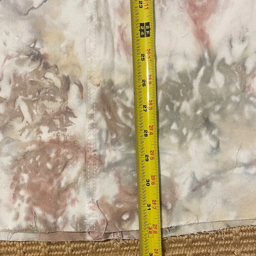NWT Wild Fable Cream and Pink Tie-Dye Overalls Dress - Picture 6 of 6